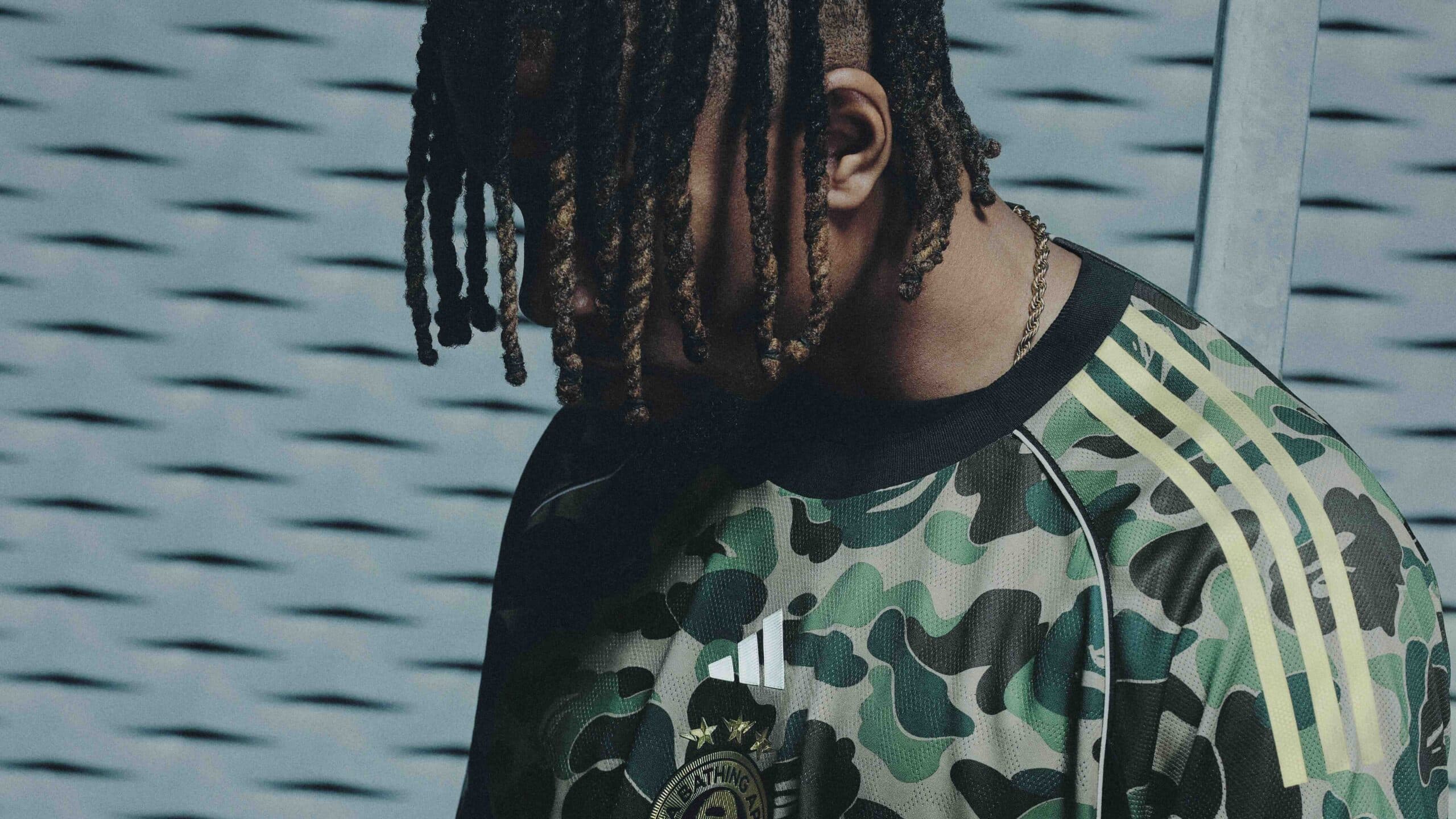 adidas and BAPE unveil a football-fuelled streetwear drop